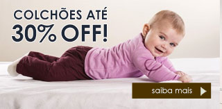 Colchões com até 30% OFF